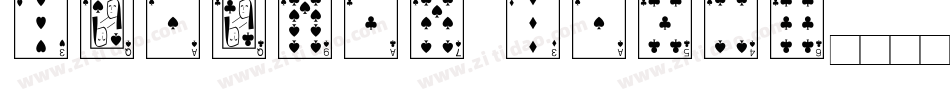 Playing Cards字体转换
